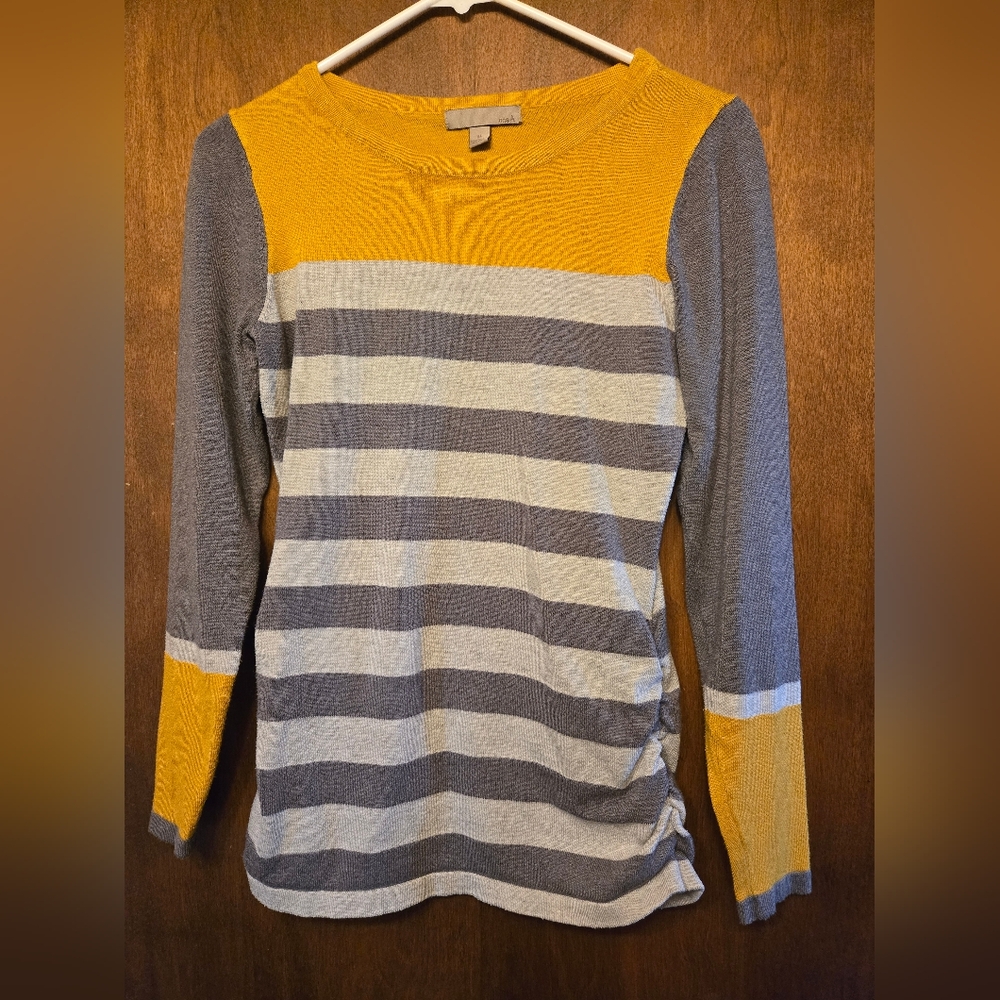 OneA Striped Colorblock Top